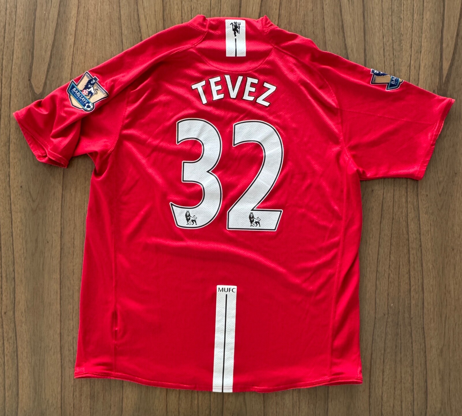 Nike Manchester United Home Jersey 2008/09 Carlos Tevez 32 Sz L | eBay