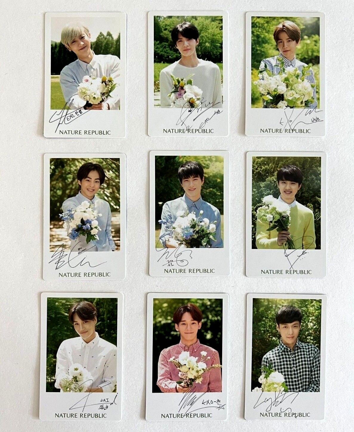 EXO Nature Republic Official Photocard - Baekhyun DO D.O. Chanyeol