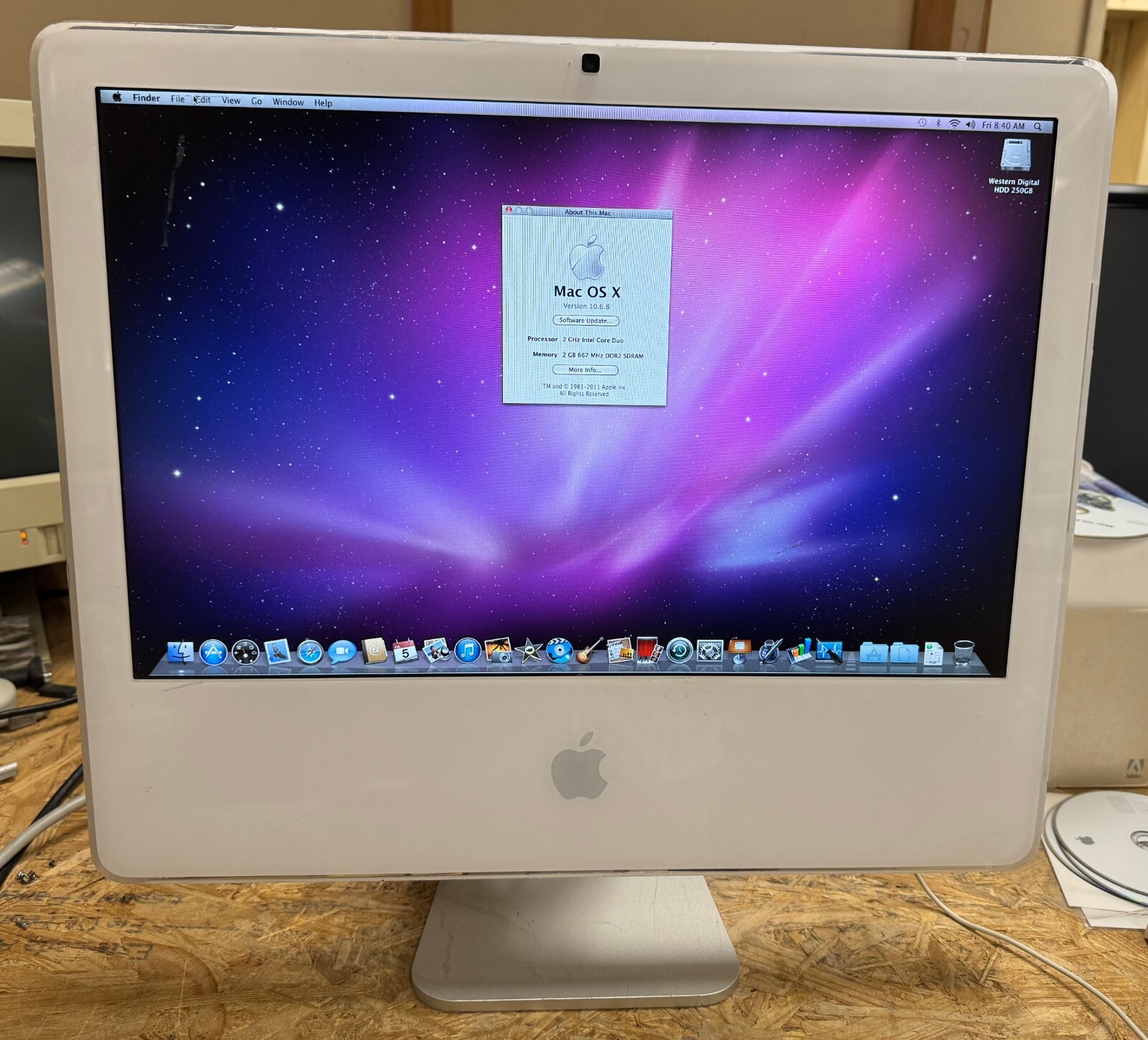 Apple iMac 20-inch June 2006 2GHz Intel Core Duo (MA200LL) w