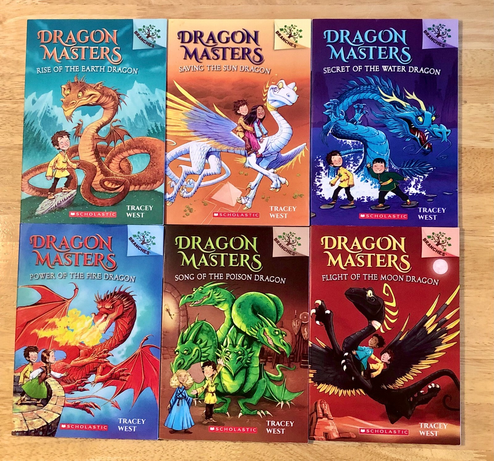 DRAGON MASTERS Books Vol 1-6 - Kid's Series by Tracey West