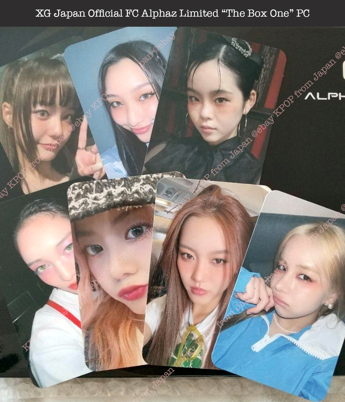 XG FC Alphaz The Box One Photocard Juria Hinata Jurin Cocona