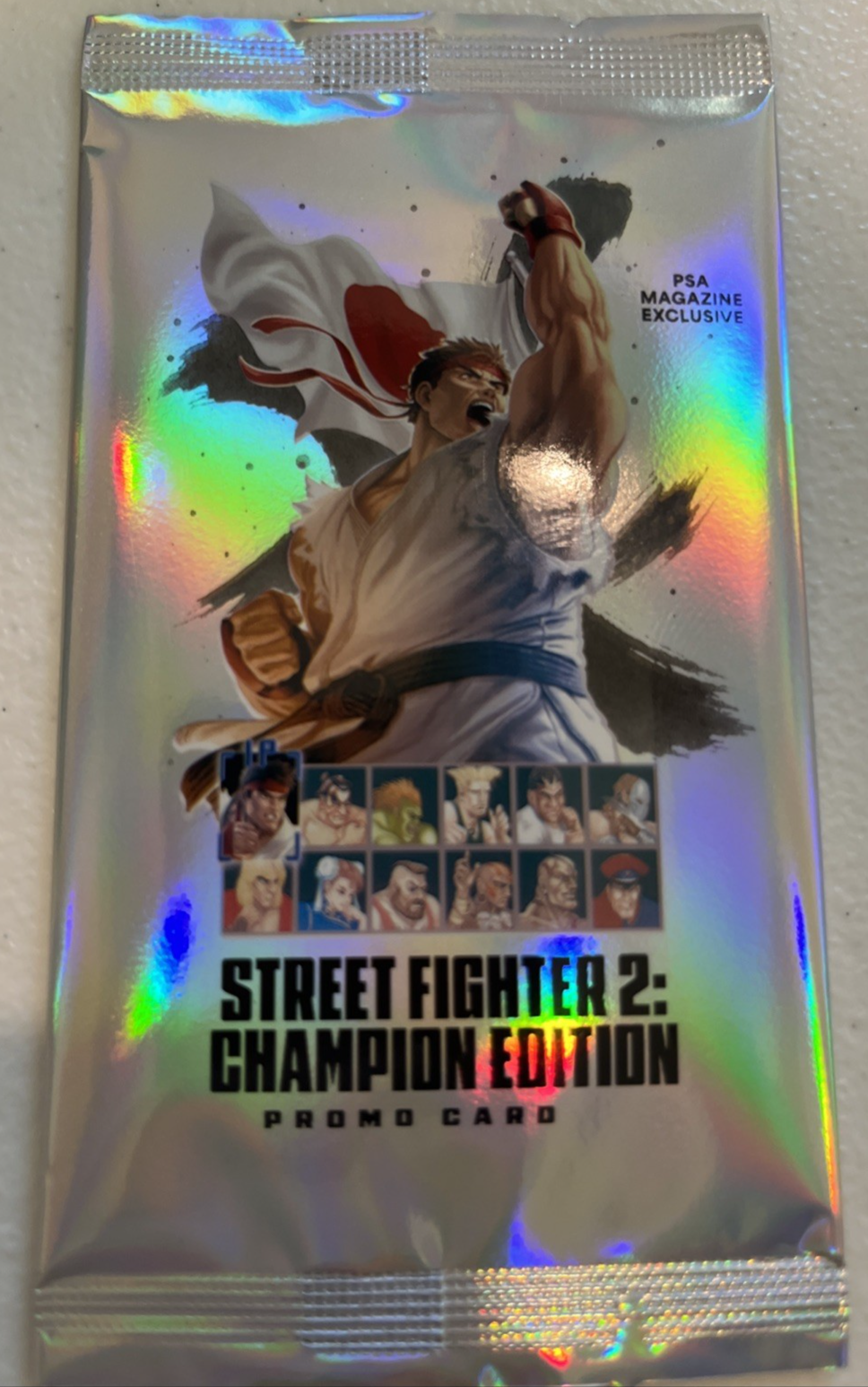 Street Fighter 2: Championship Edition Promo Card Pack PSA