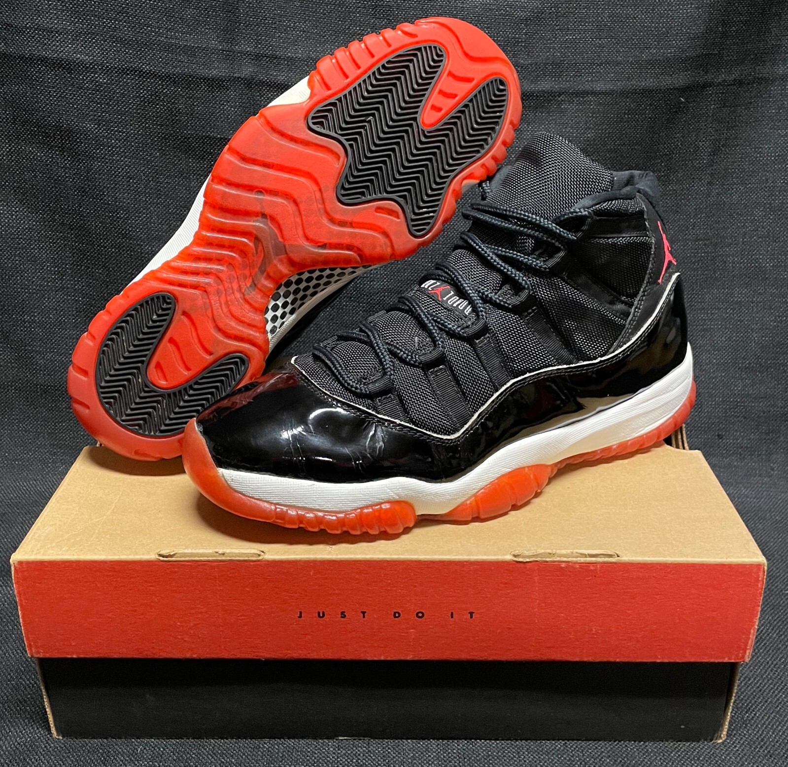 1996 VNDS Nike Air Jordan XI OG Playoffs sz 12 Bred 11 Concord