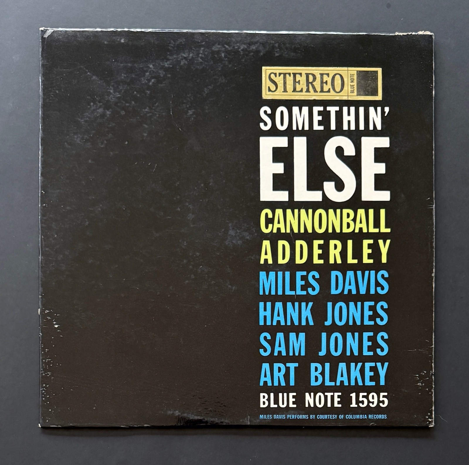 CANNONBALL ADDERLEY Somethin' Else Vinyl Record Album Stereo