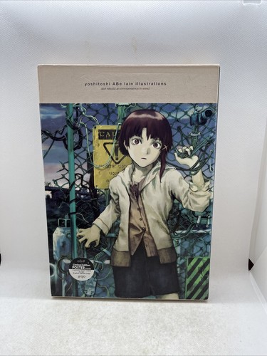 2刷] Serial experiments lain 画集 帯・ハガキ付き 2刷] Serial