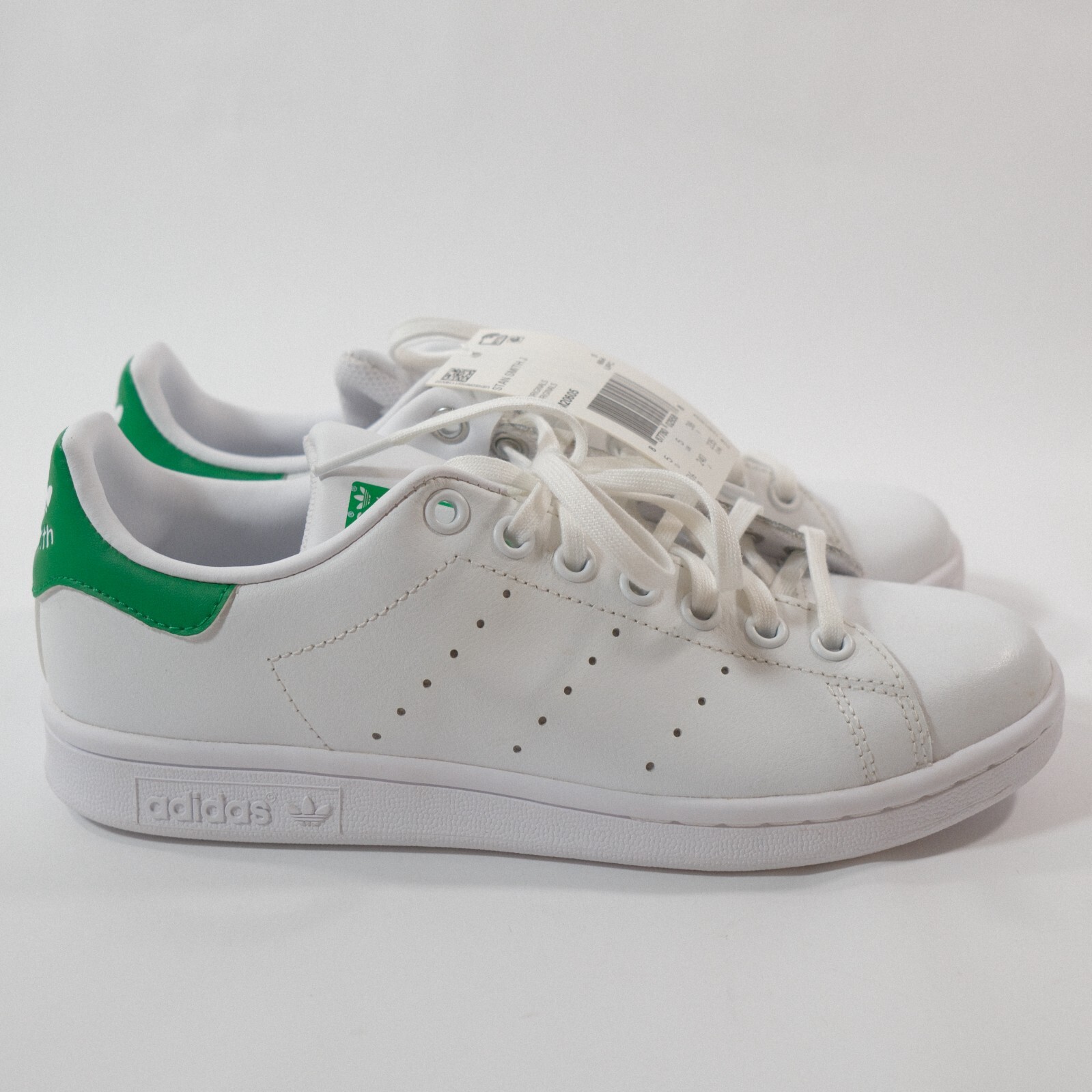 Adidas Stan Smith White Green (Youth) M20605 Size 5.5 (Read