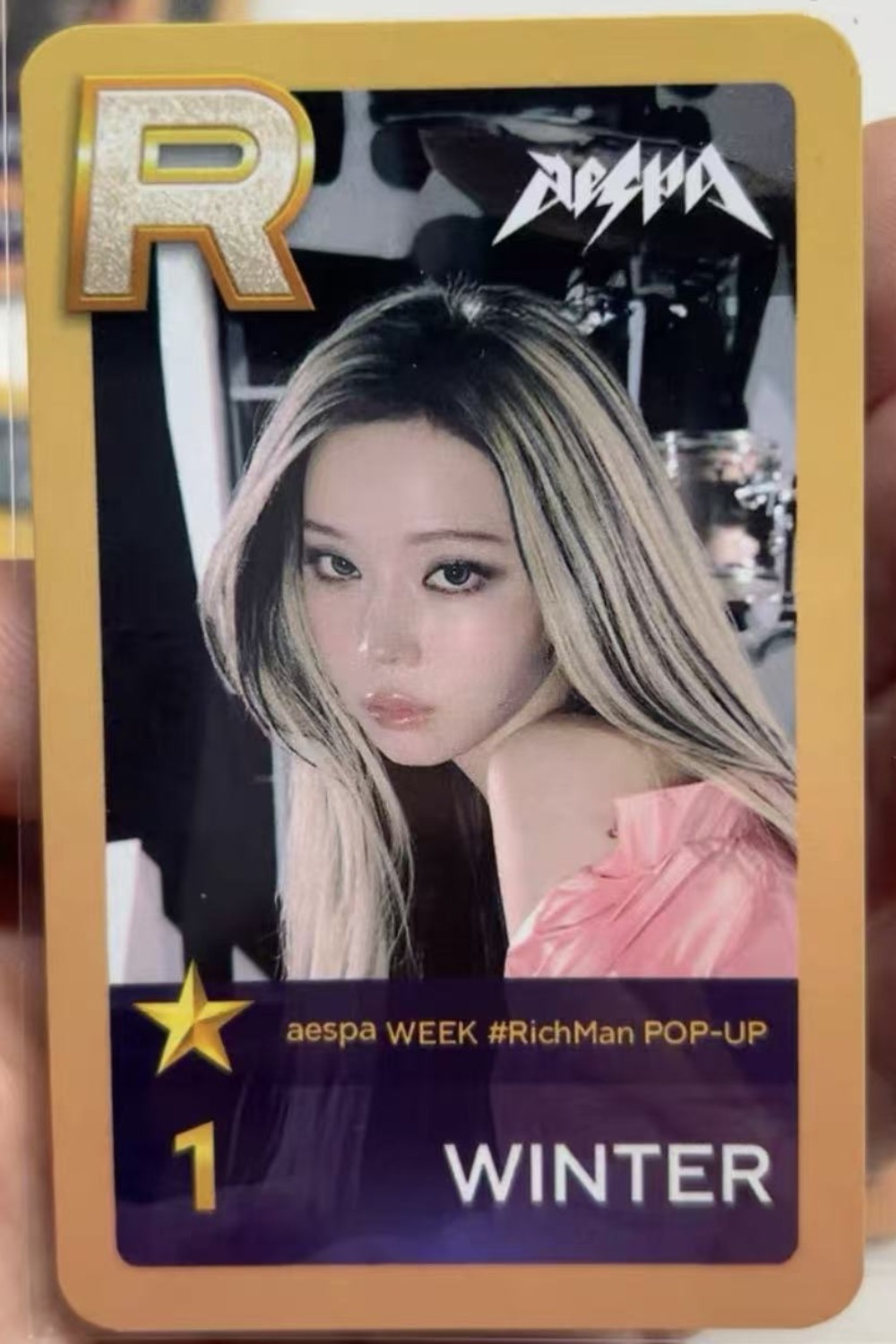 Aespa WINTER Week #Richman Superstar Rich Man POP-UP Official