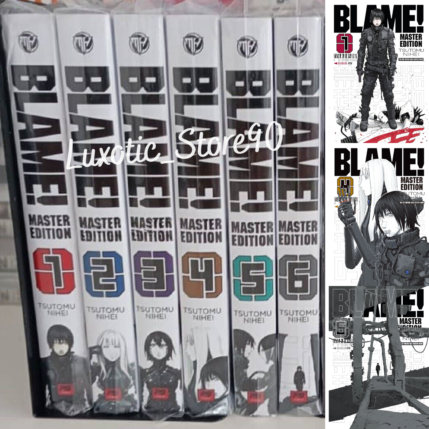 Blame! Master Edition Manga Vol. 1-6 Full Set English Version