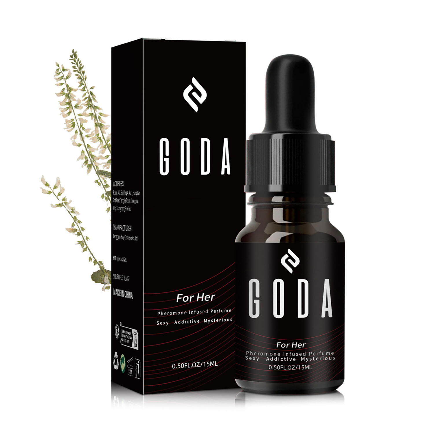 GODA For Her Pheromone Perfume For Women Long-Lasting with Jasmine