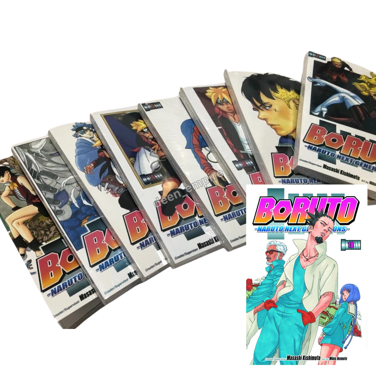 Manga Boruto: Naruto Next Generations Vol. 1-20 Full Set English