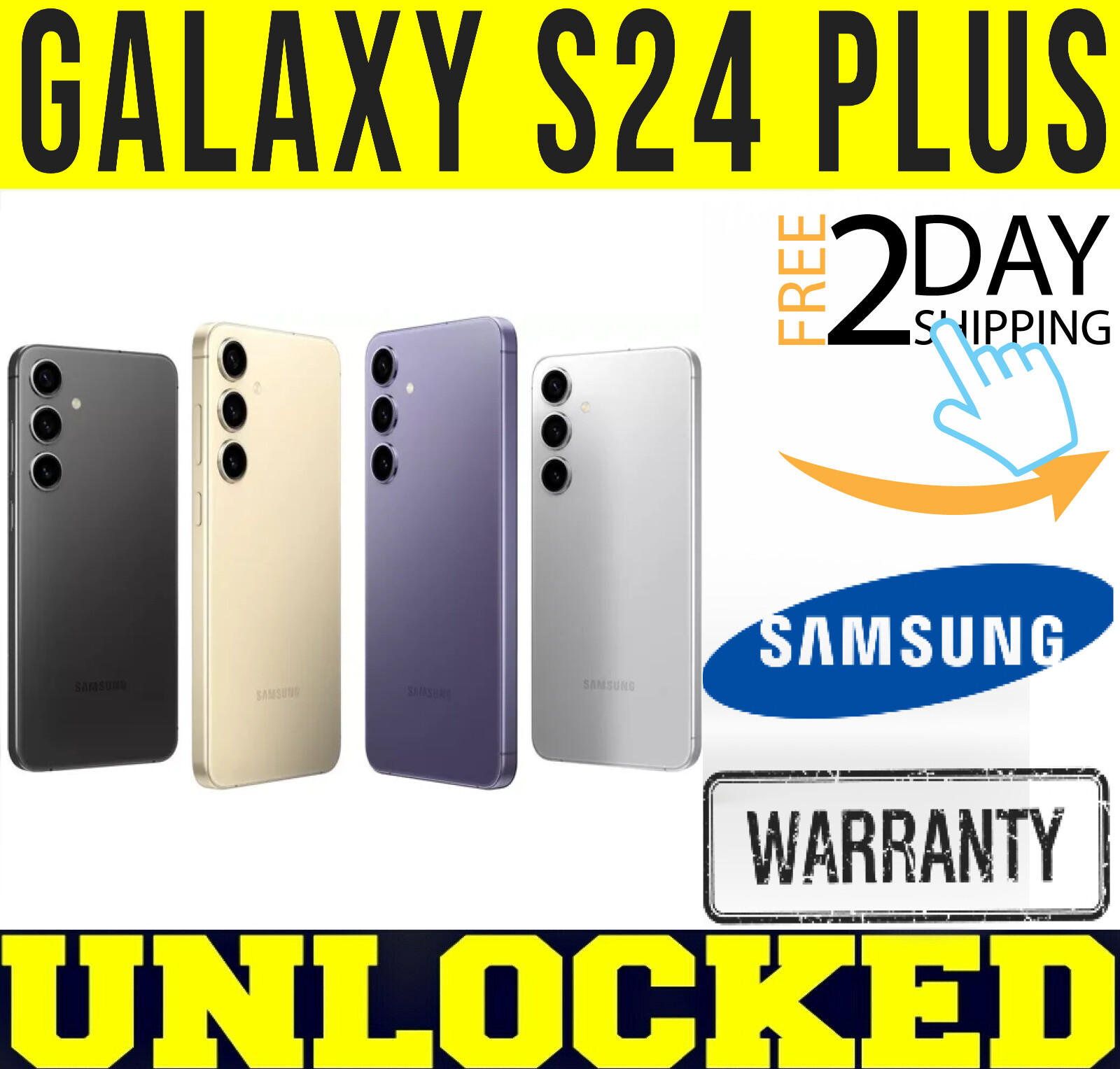 SAMSUNG GALAXY S24 PLUS - 256GB / 512GB - SM-S926U1 (FACTORY