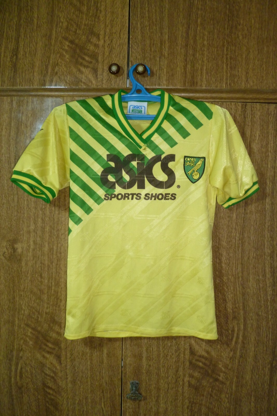 Norwich City FC Asics Football Shirt Home 1989/1990/1991/1992 Boys