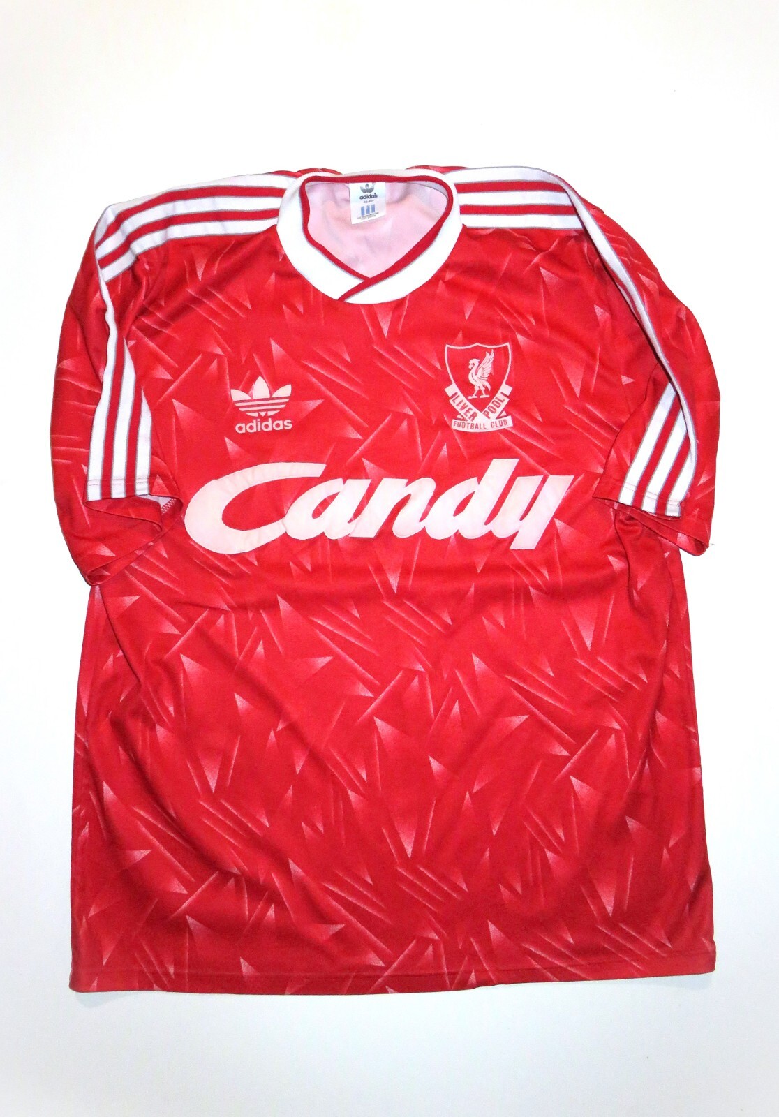 1989-1991 Liverpool Adidas Home Authentic Original Shirt Jersey