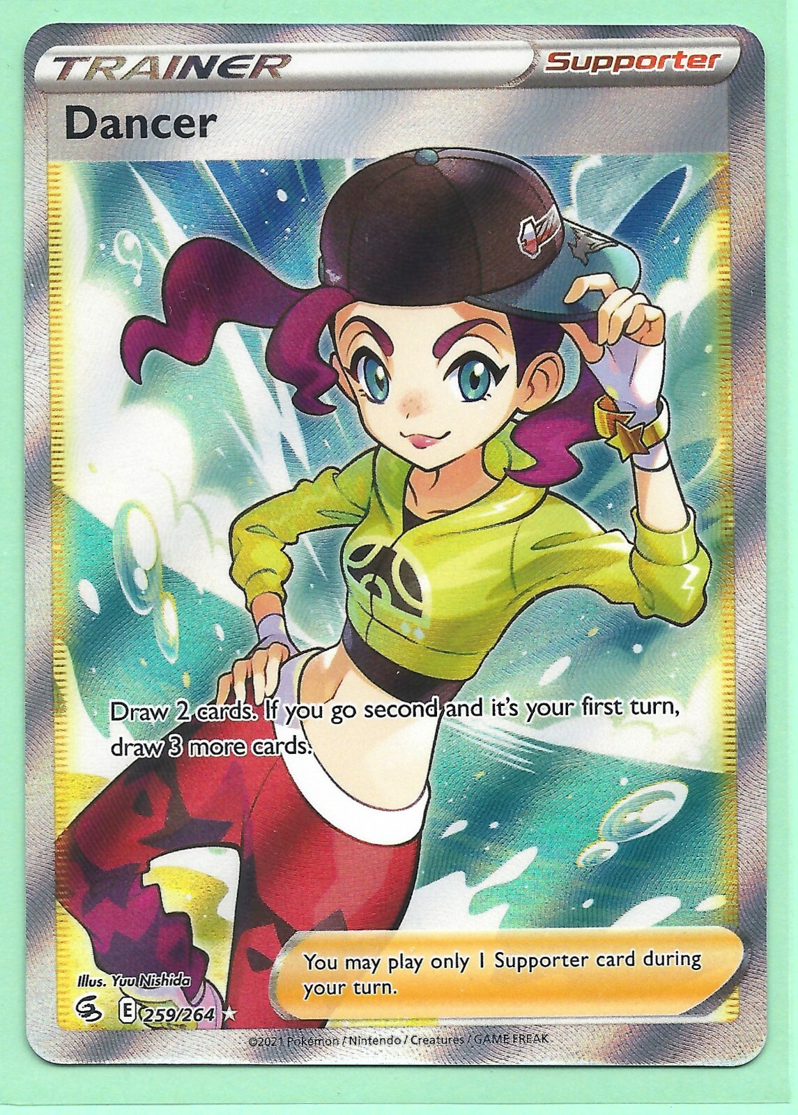 DANCER 259/264 FULL ART -FUSION STRIKE POKEMON - ULTRA RARE - MINT