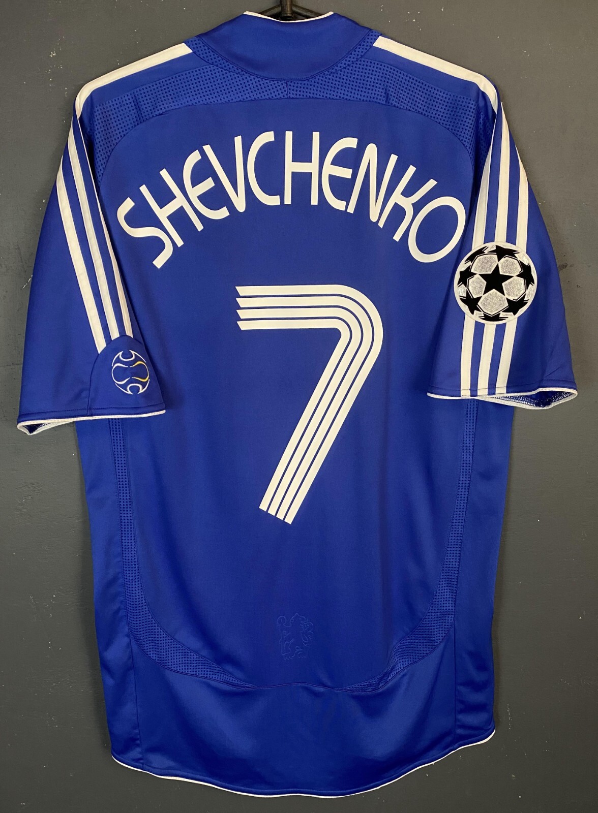 MENS FC CHELSEA 2006/2008 UEFA SHEVCHENKO #7 SOCCER FOOTBALL SHIRT