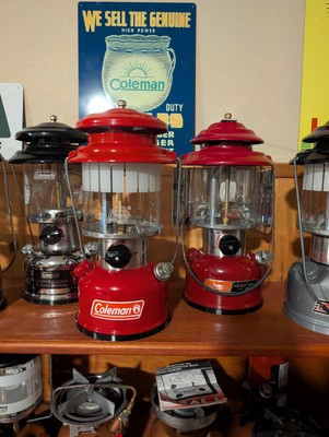 Coleman 2164001 Lantern Gasoline Lantern One Mantle Lantern (Red