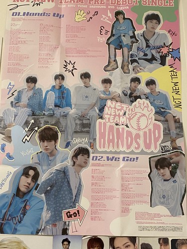 NCT NEW TEAM Hands Up A B Ver. Set of 2 Limited First Edition CD