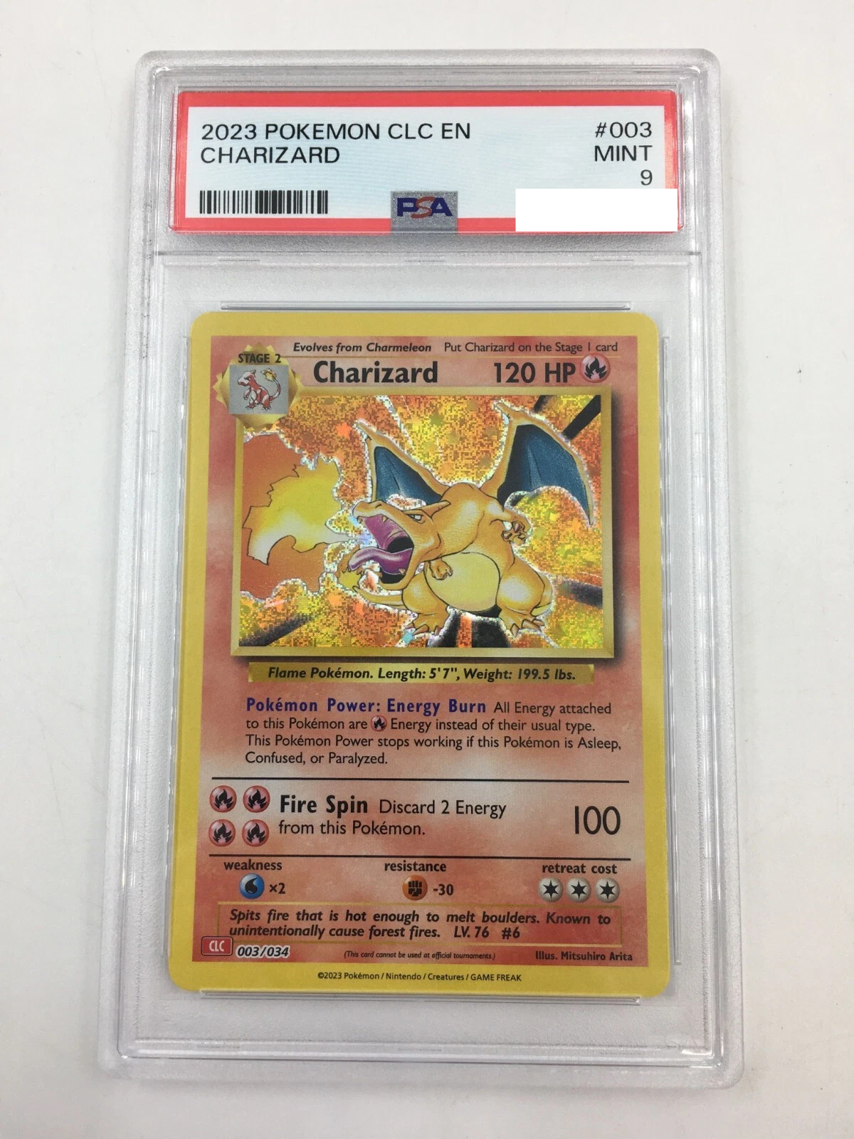 2023 Pokemon Classic CLC EN Charizard #003 - PSA 9 | eBay