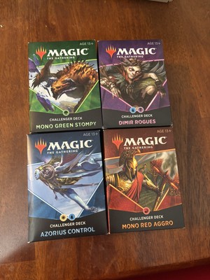 MTG 2021 Challenger Decks Set of 4 Magic the Gathering FACTORY