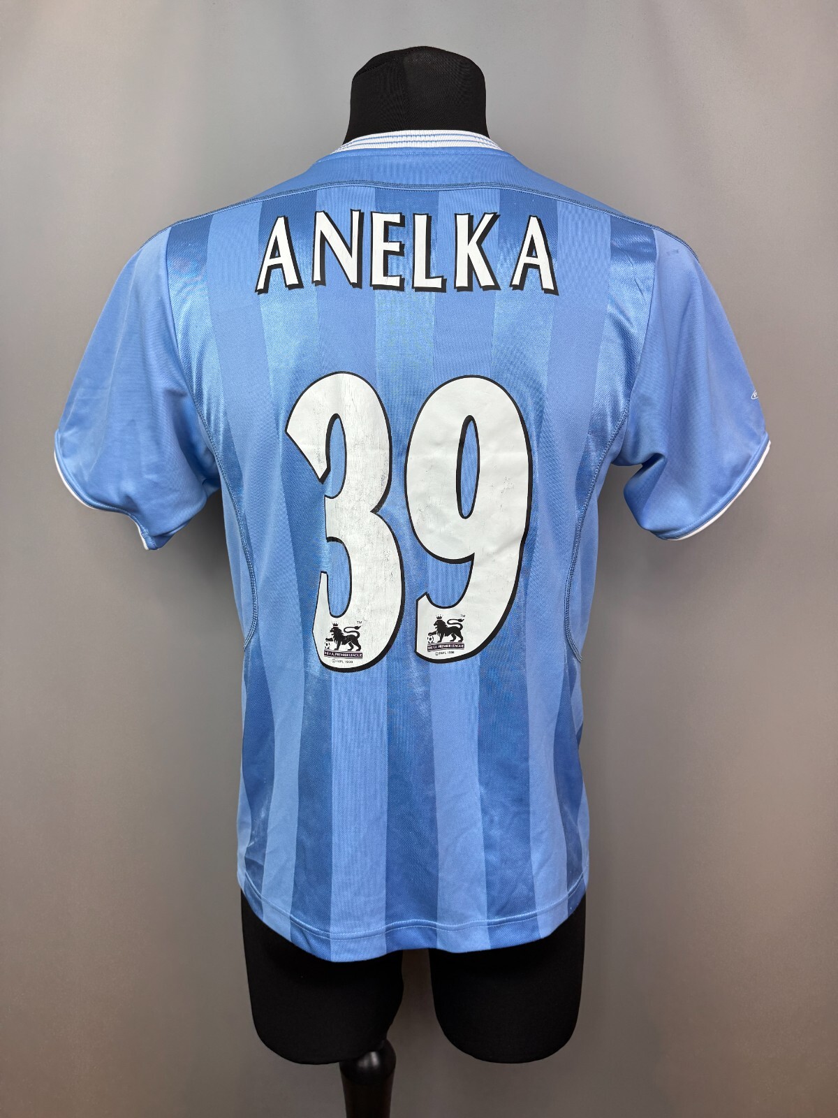 MANCHESTER CITY 2003 2004 ANELKA HOME SHIRT FOOTBALL SOCCER REEBOK