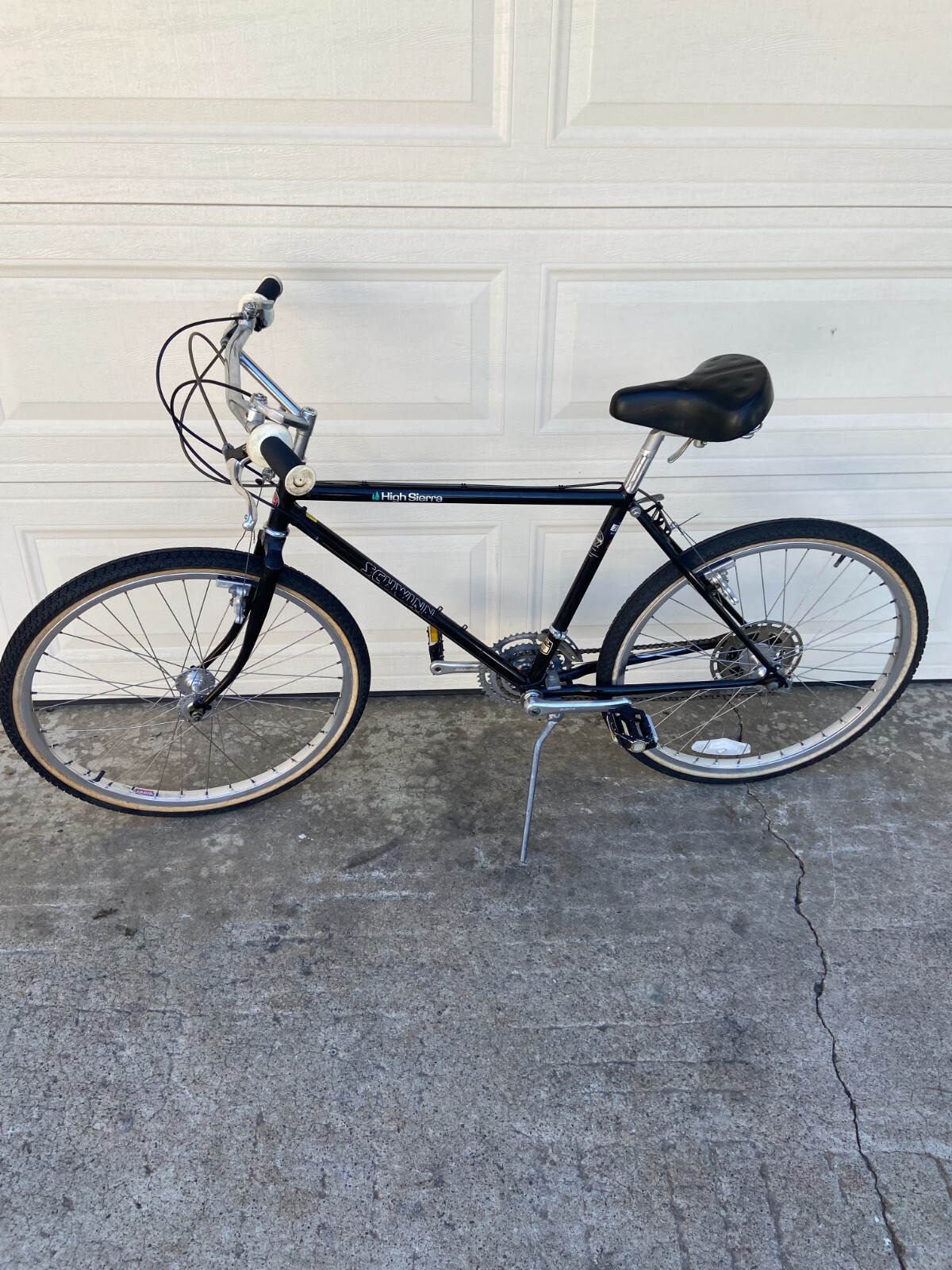 Vintage Schwinn High Sierra Black ATB Mountain Bike 17.5