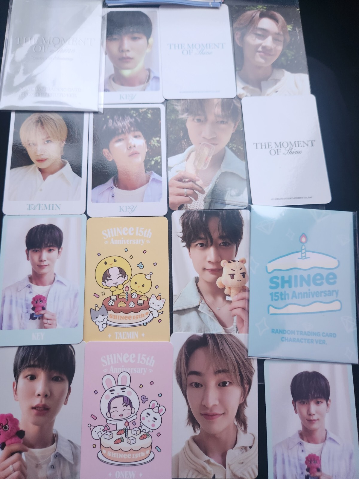 SHINee Random TRADING CARD SET photocard THE MOMENT OF Shine 15th