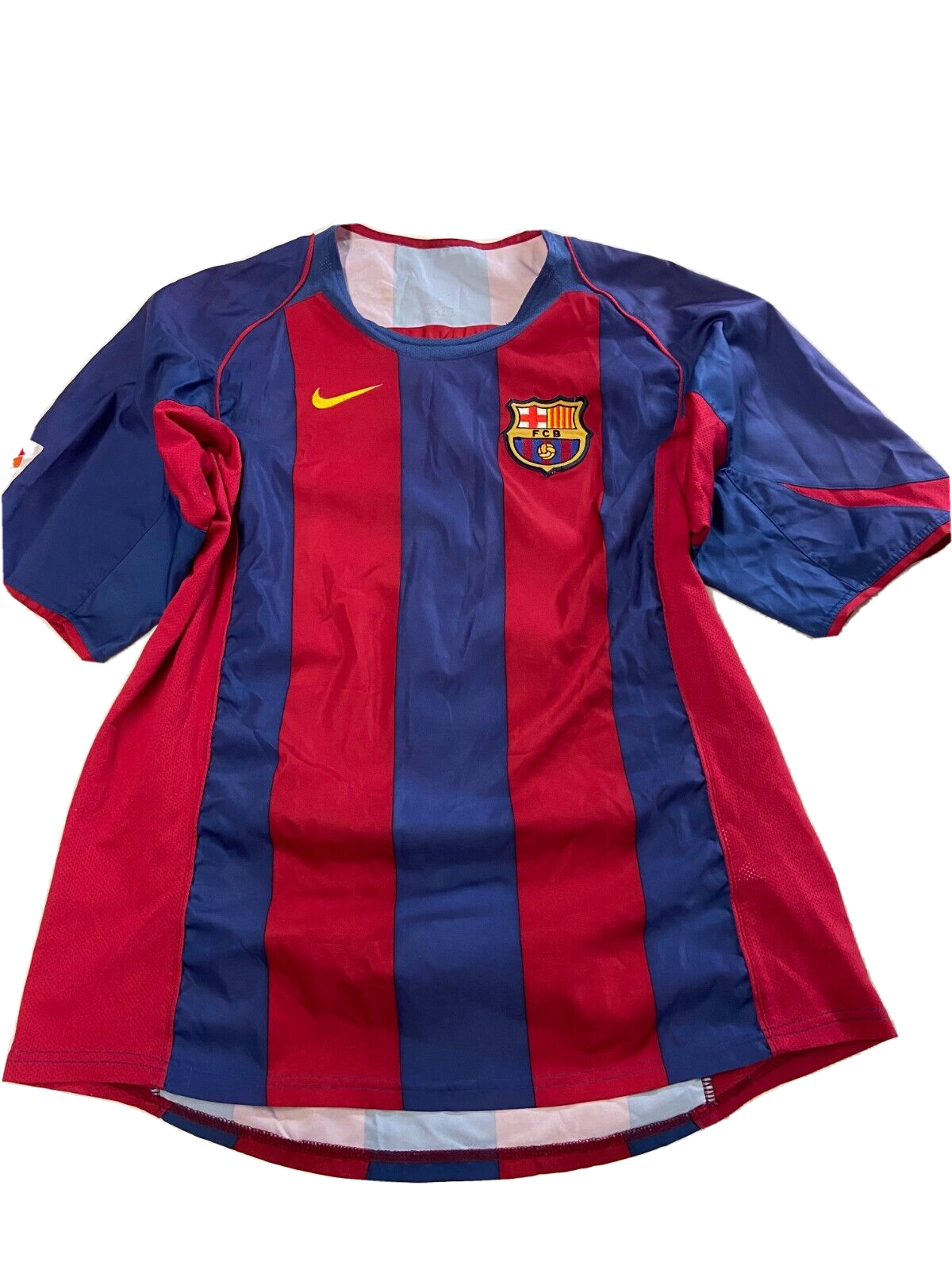 Mens NIKE Vintage FCB Barcelona 2004/2005 #10 Ronaldinho Home