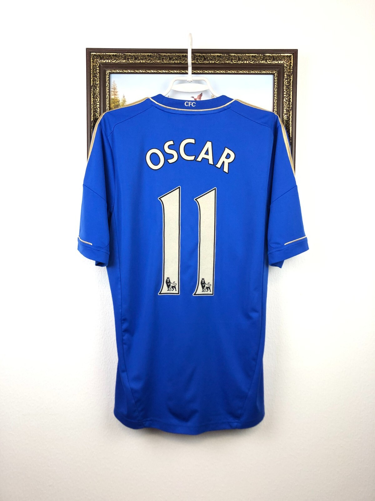 Chelsea Home football shirt 2012 Soccer #11 Oscar Adidas Mens