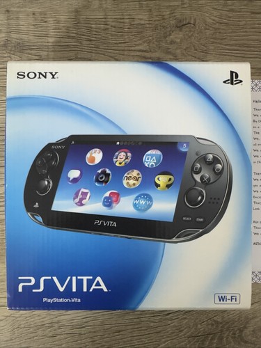 SONY Playstation PS Vita PCH-1000 ZA01 Black Wi-fi Model Console