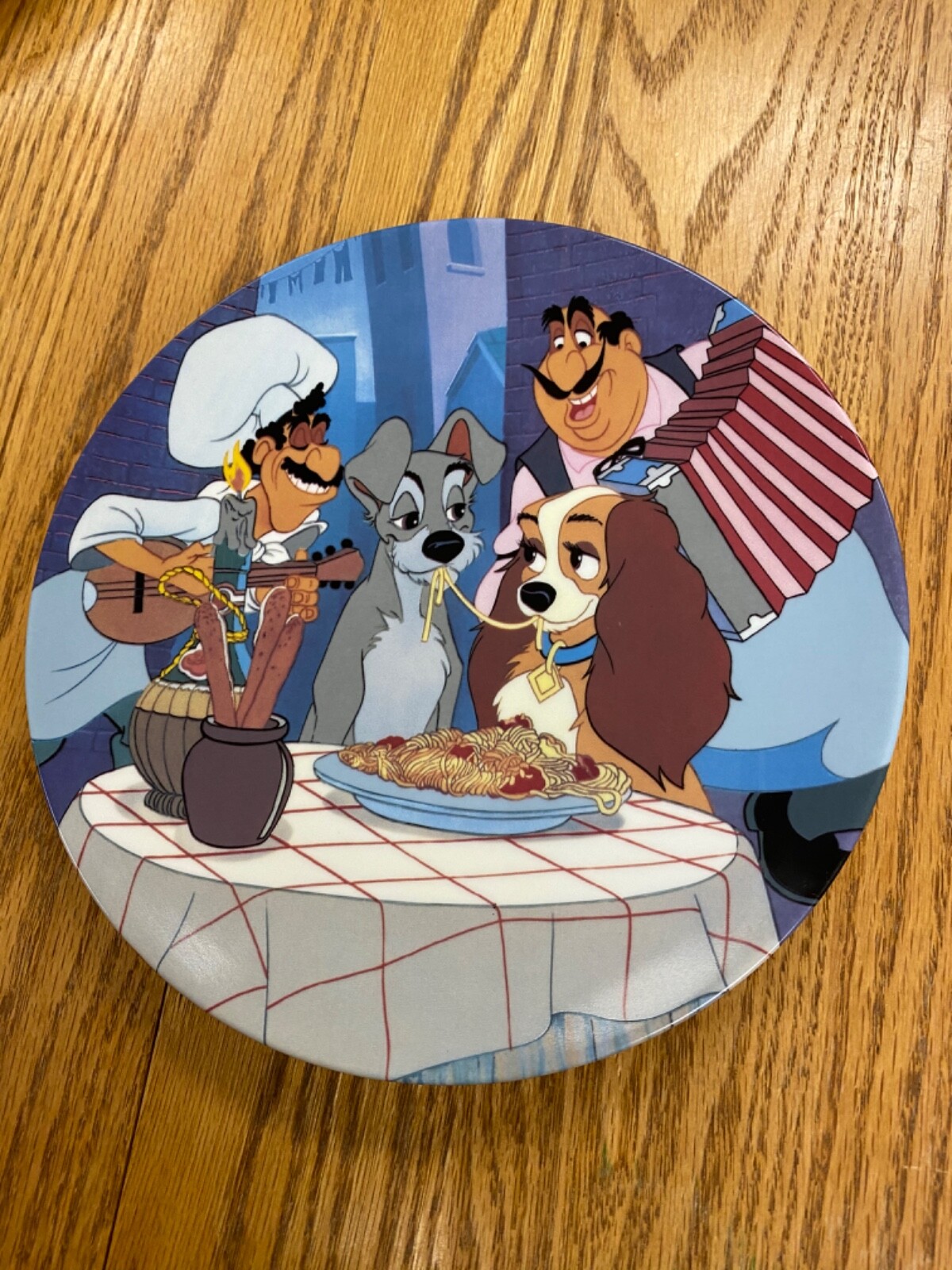 Disney Lady and the Tramp First Date Collector's Plate | eBay