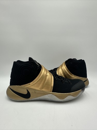 Nike ID Kyrie 2 Finals Black Gold 2016 Size 12 Brand New 843253