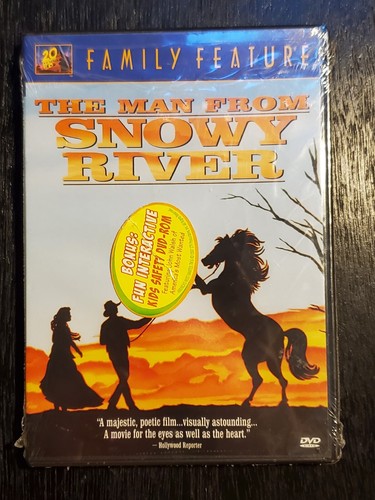 The Man From Snowy River (DVD, 1982) Rare Bonus Kids Safety Disc
