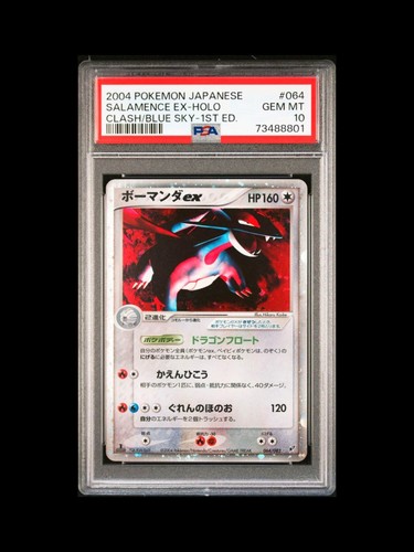 PSA 10 Salamence EX 1st Holo Clash of the Blue Sky 064/082