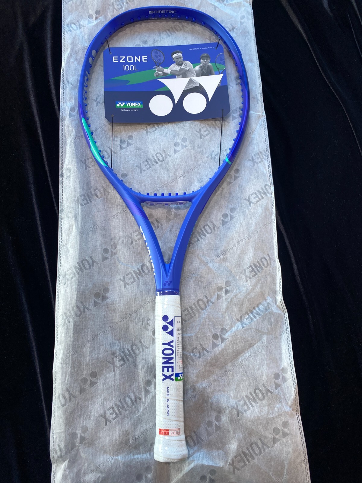 YONEX 2025 EZONE 100L Tennis Racquet Racket 100sq 285g 16x19 1pc