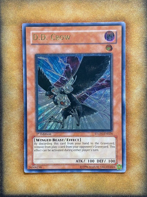 Yugioh D.D. Crow STON-EN024 Ultimate Rare 1st Ed NM | eBay