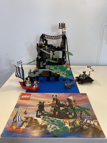 Vintage Lego Pirates 6273 Rock Island Refuge Set (1991) With