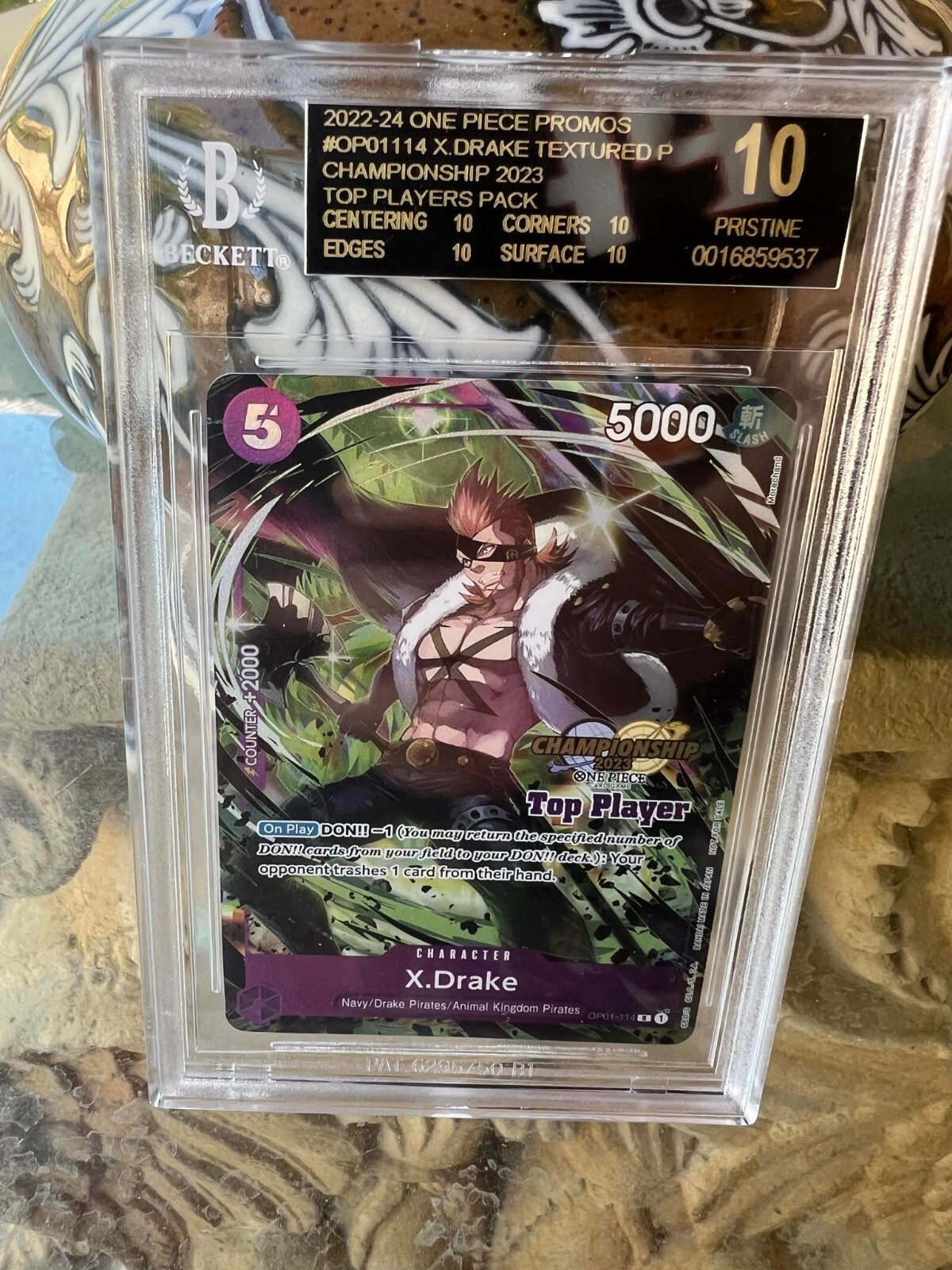 One Piece Card Game Championship 2023 Top Player X.Drake Black