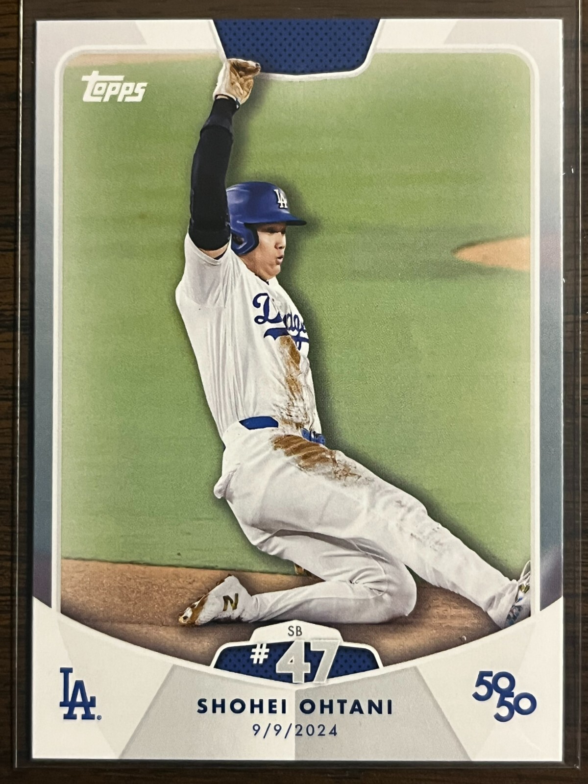 2024 Topps 50/50 #93 Shohei Ohtani Los Angeles Dodgers SB #47 | eBay