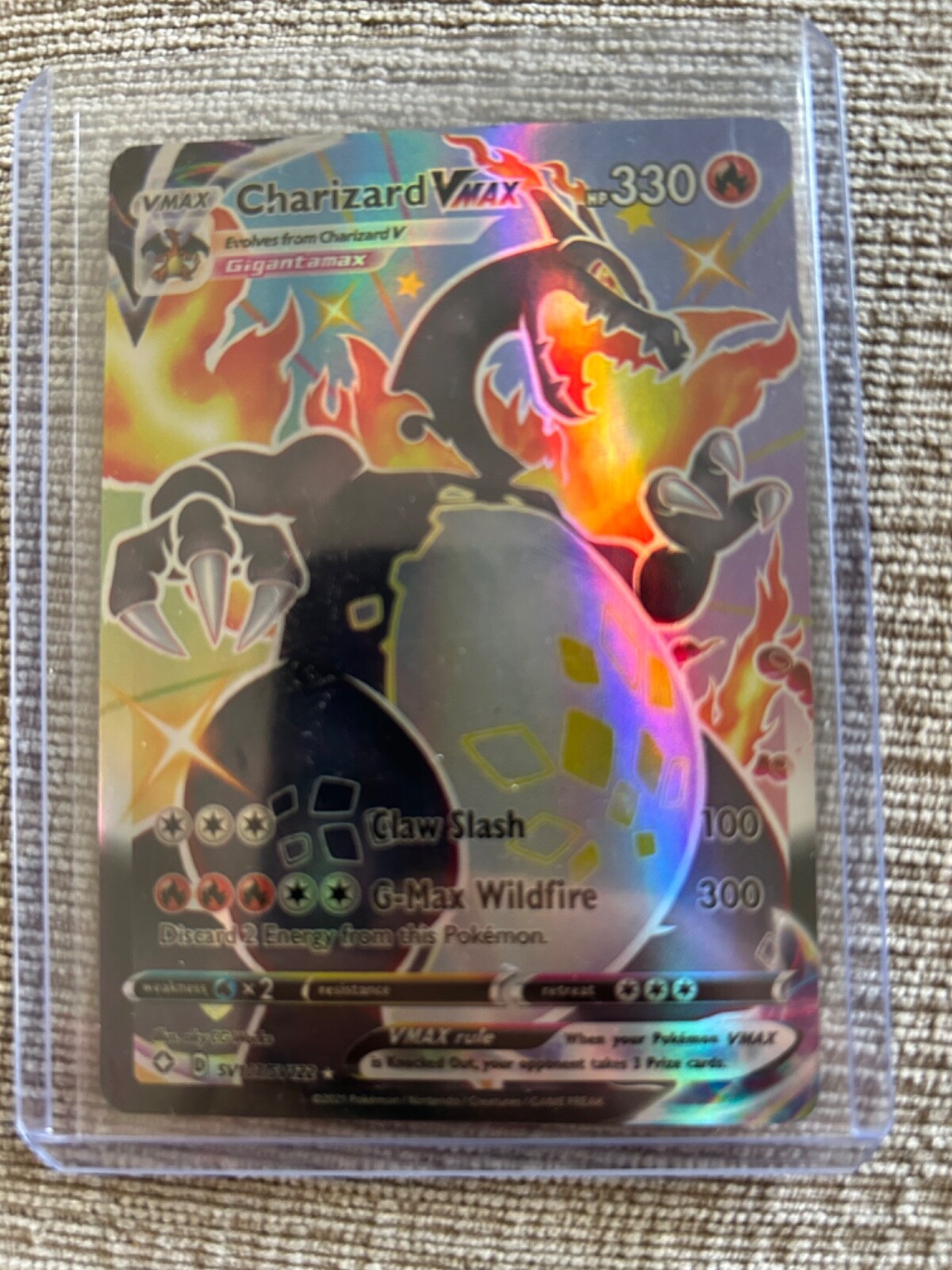pokemon card Charizard Vmax HP 330 Gigantamax | eBay
