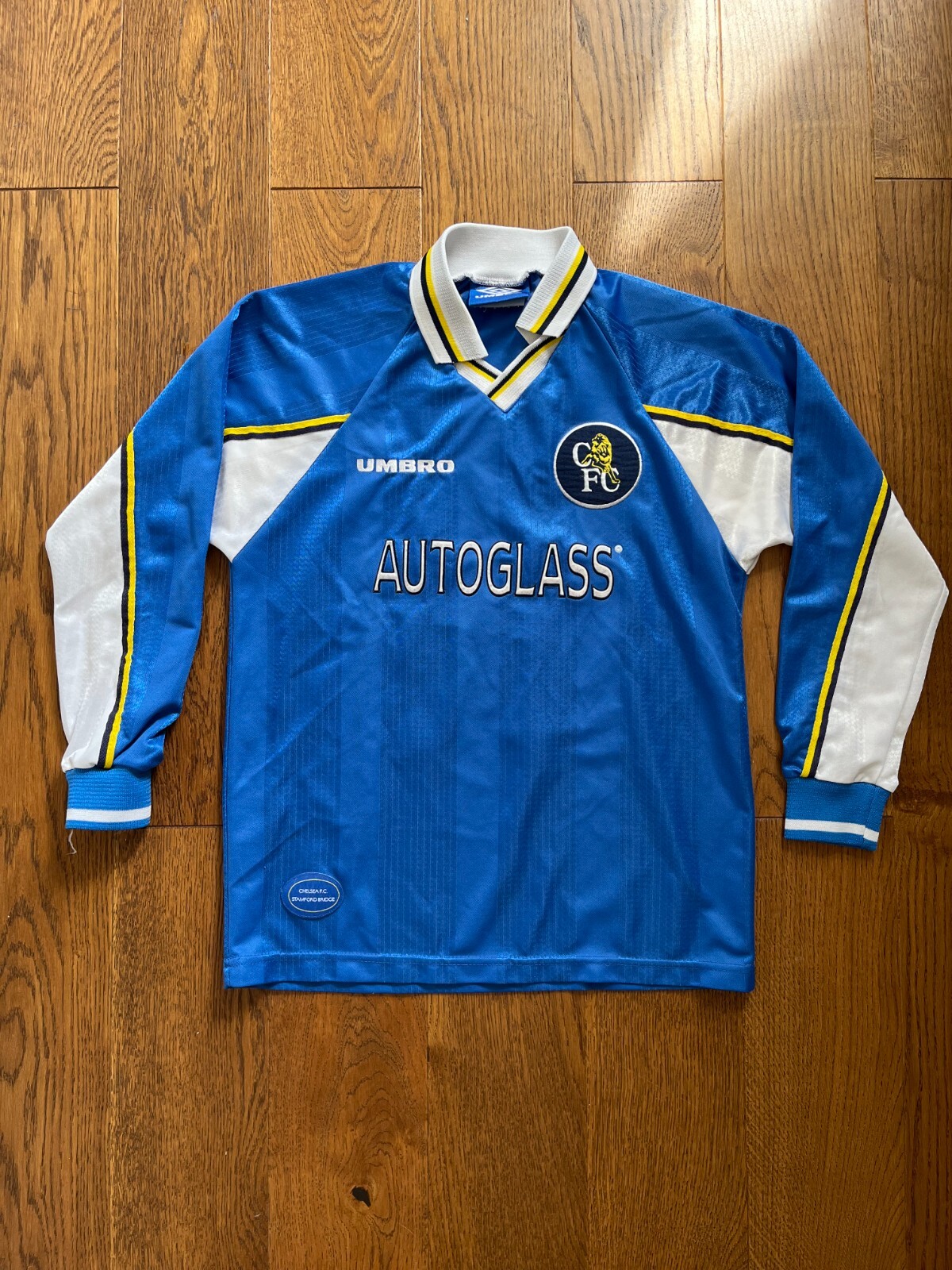 Chelsea 1997-1999 Home Shirt - Long Sleeve - Large Boys | eBay
