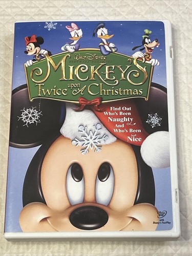 Mickey's Twice Upon A Christmas DVD 2004 Mickey Mouse Minnie Walt