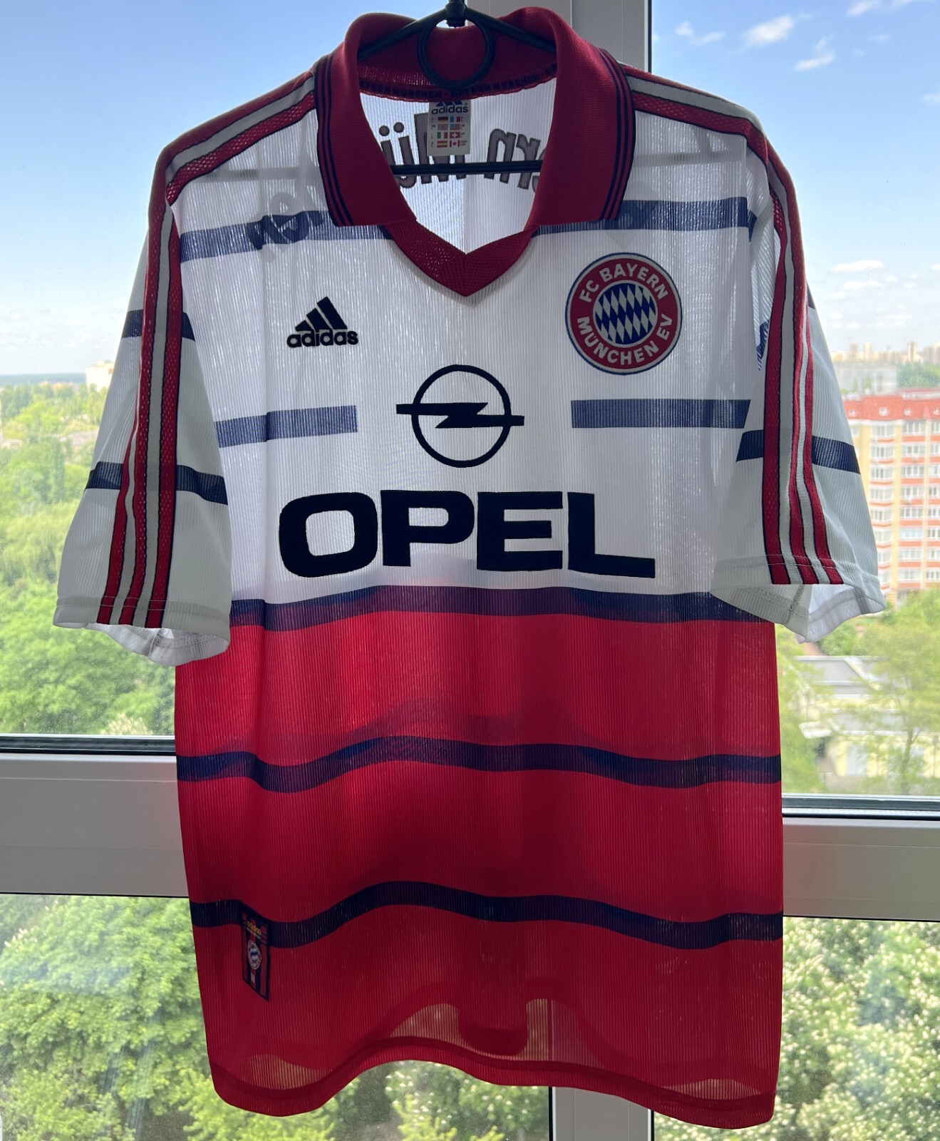 Vintage Bayern Munich Germany away football shirt 99/00 Adidas