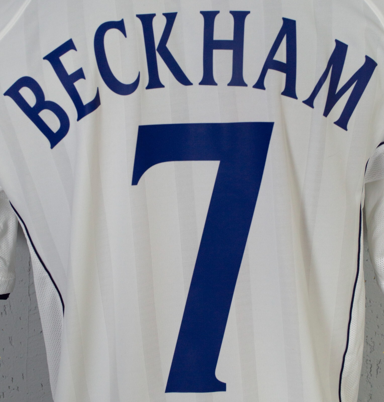 England Beckham Jersey World Cup 2002 Football Mens Retro Shirt