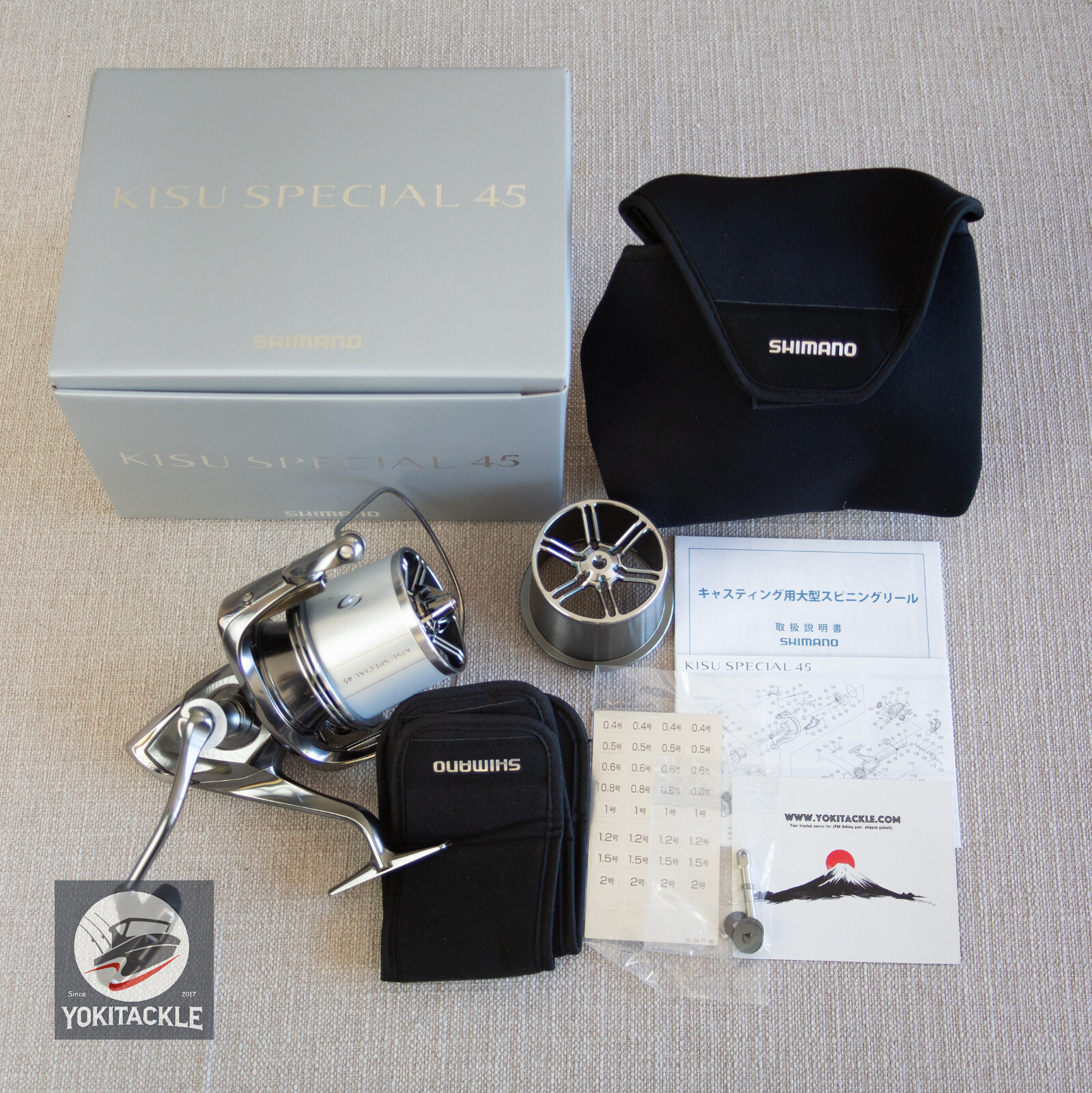 SHIMANO 22 KISU SPECIAL 45 Extra Fine Spinning Reel Shipping From
