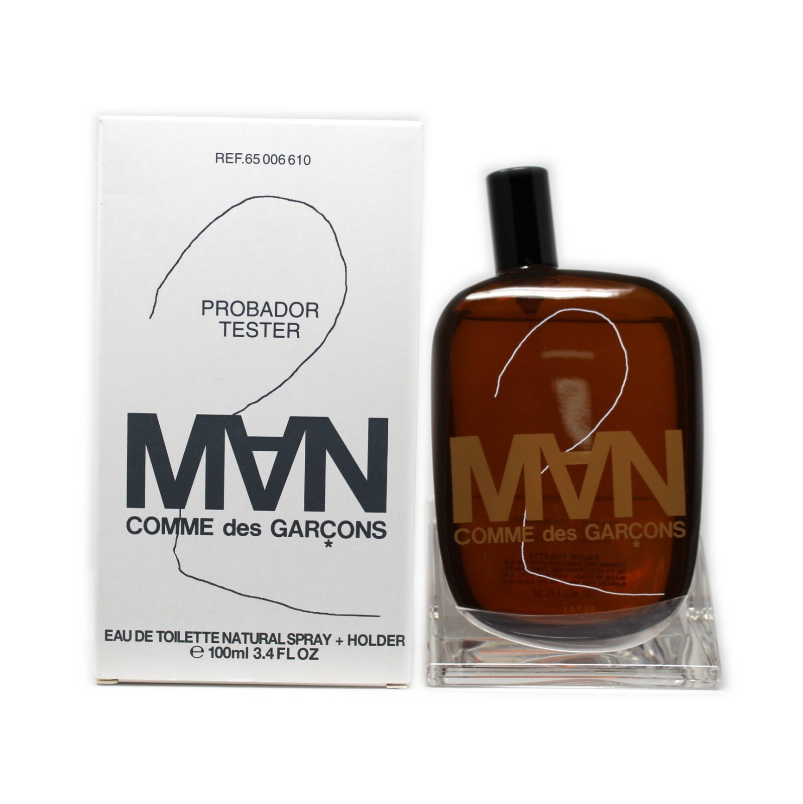 COMME DES GARCONS 2 MAN EAU DE TOILETTE SPRAY AND HOLDER 100 ML