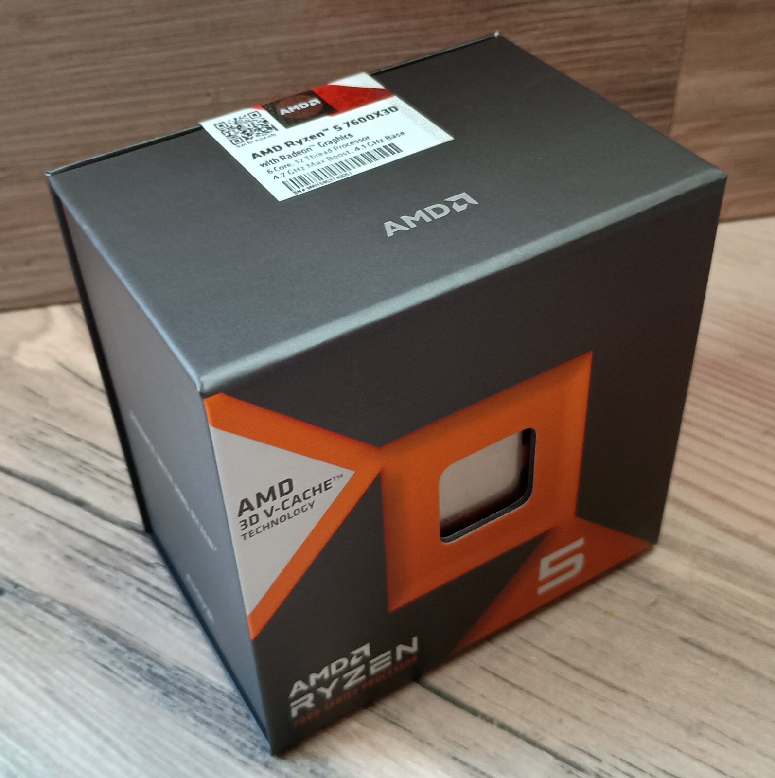 AMD Ryzen 5 7600X3D Raphael AM5 4.1GHz 6-Core Boxed Processor CPU