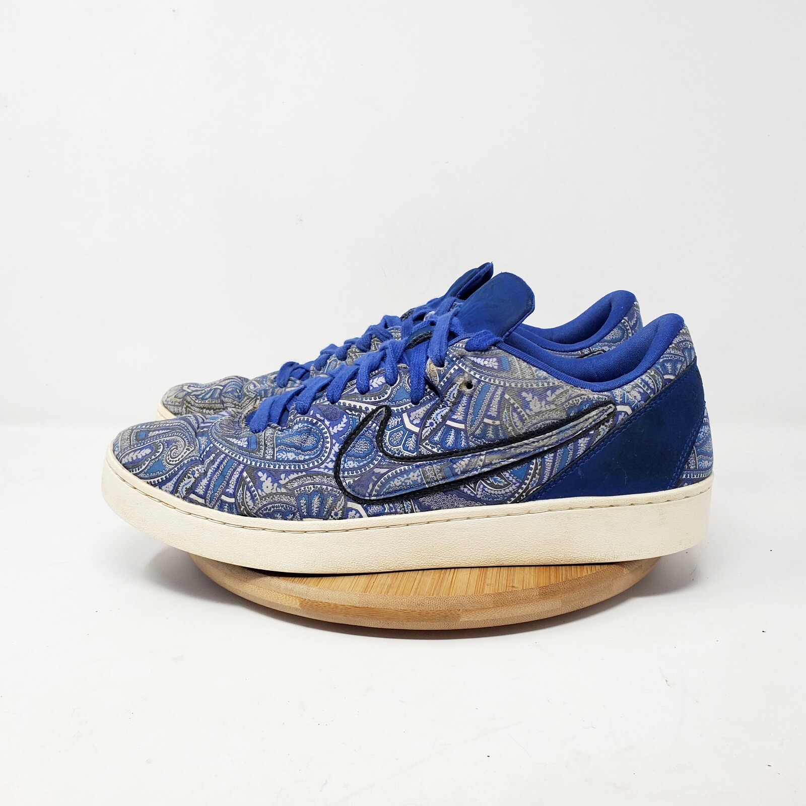 Nike Kobe 8 NSW Lifestyle Shoes Mens 9 Blue Paisley Lace Up Low