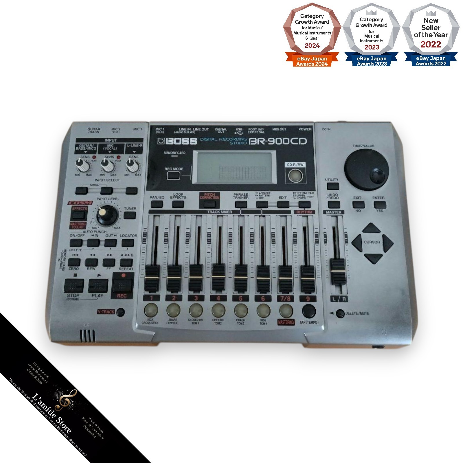 Boss BR-900CD Digital Recording Studio Mixer 8 Track BR900CD Japan