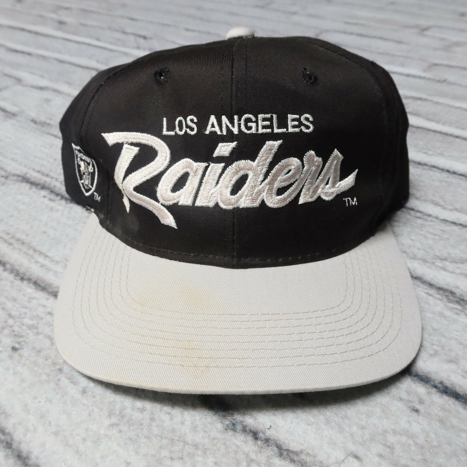 Vintage 90s Los Angeles Raiders Snapback Hat Cap Sports