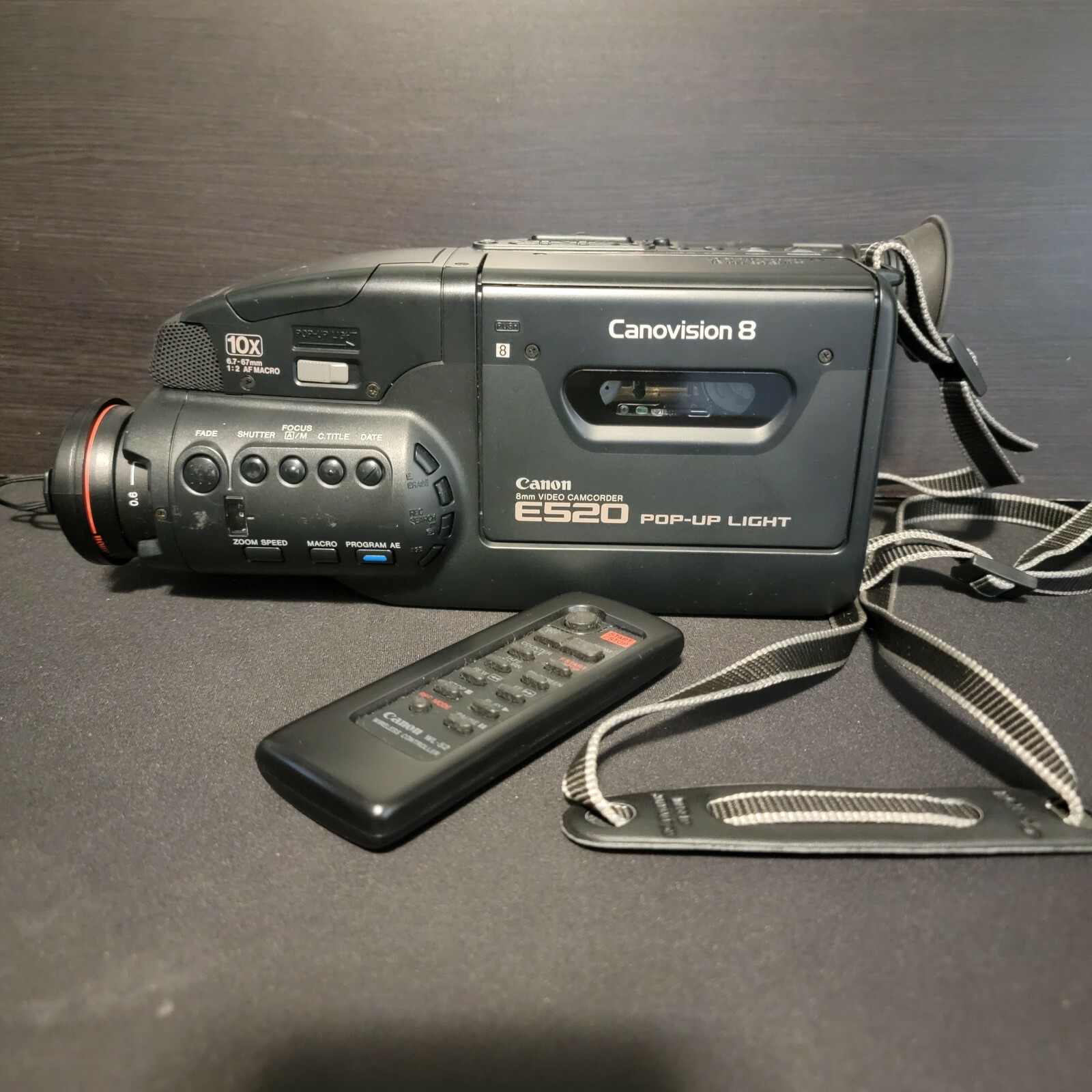 Canon E520 8MM Video Camcorder Canovision 8 10X FOR PARTS with